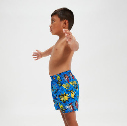 Infant Boys' Learn To Swim 11" Swim Shorts Blue/Yellow | Speedo