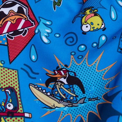 Infant Boys' Learn To Swim 11" Swim Shorts Blue/Yellow | Speedo