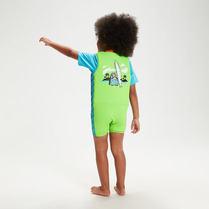 Infant Learn to Swim Chima African Penguin Float Suit Green | Speedo