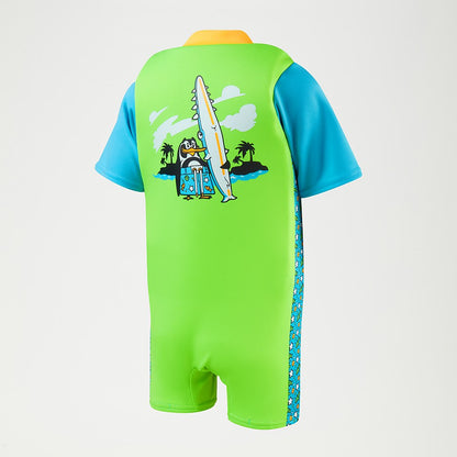 Infant Learn to Swim Chima African Penguin Float Suit Green | Speedo