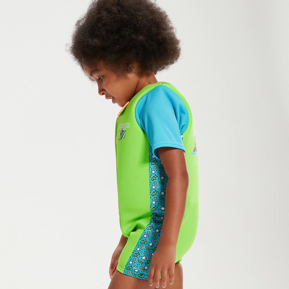 Infant Learn to Swim Chima African Penguin Float Suit Green | Speedo
