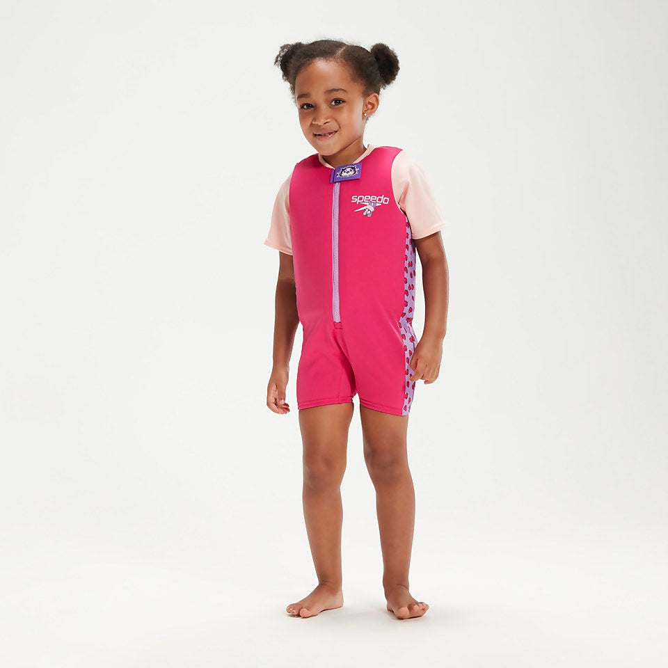 Infant Learn to Swim Aria Sea Otter Float Suit Pink | Speedo