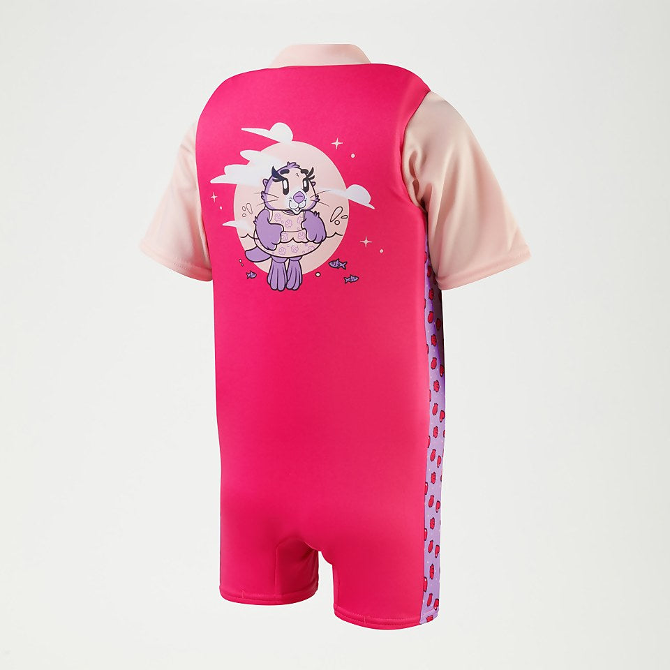 Infant Learn to Swim Aria Sea Otter Float Suit Pink | Speedo