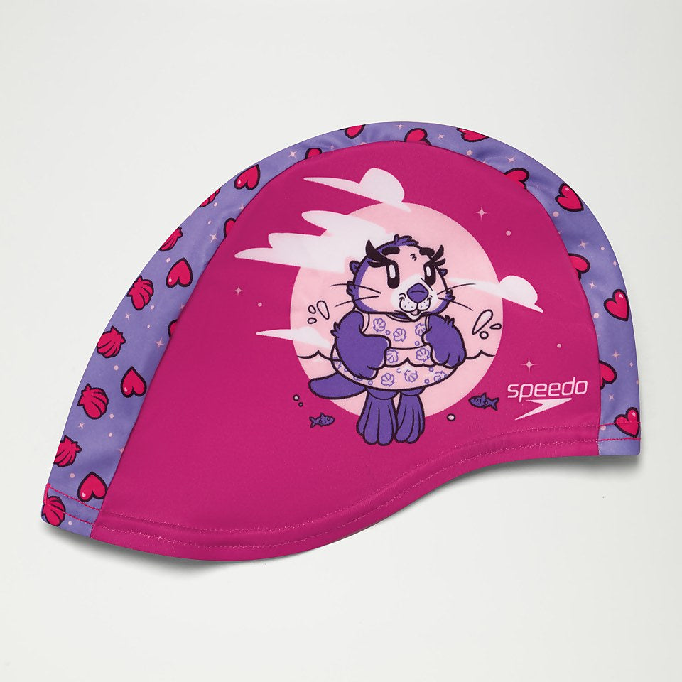 Infant Learn to Swim Aria Sea Otter Polyester Cap Pink | Speedo