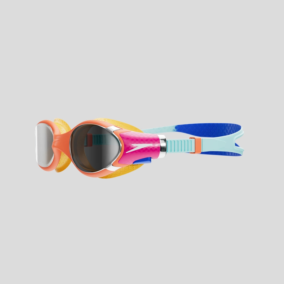 Biofuse 2.0 Mirror Junior Goggles Blue/Orange | Speedo