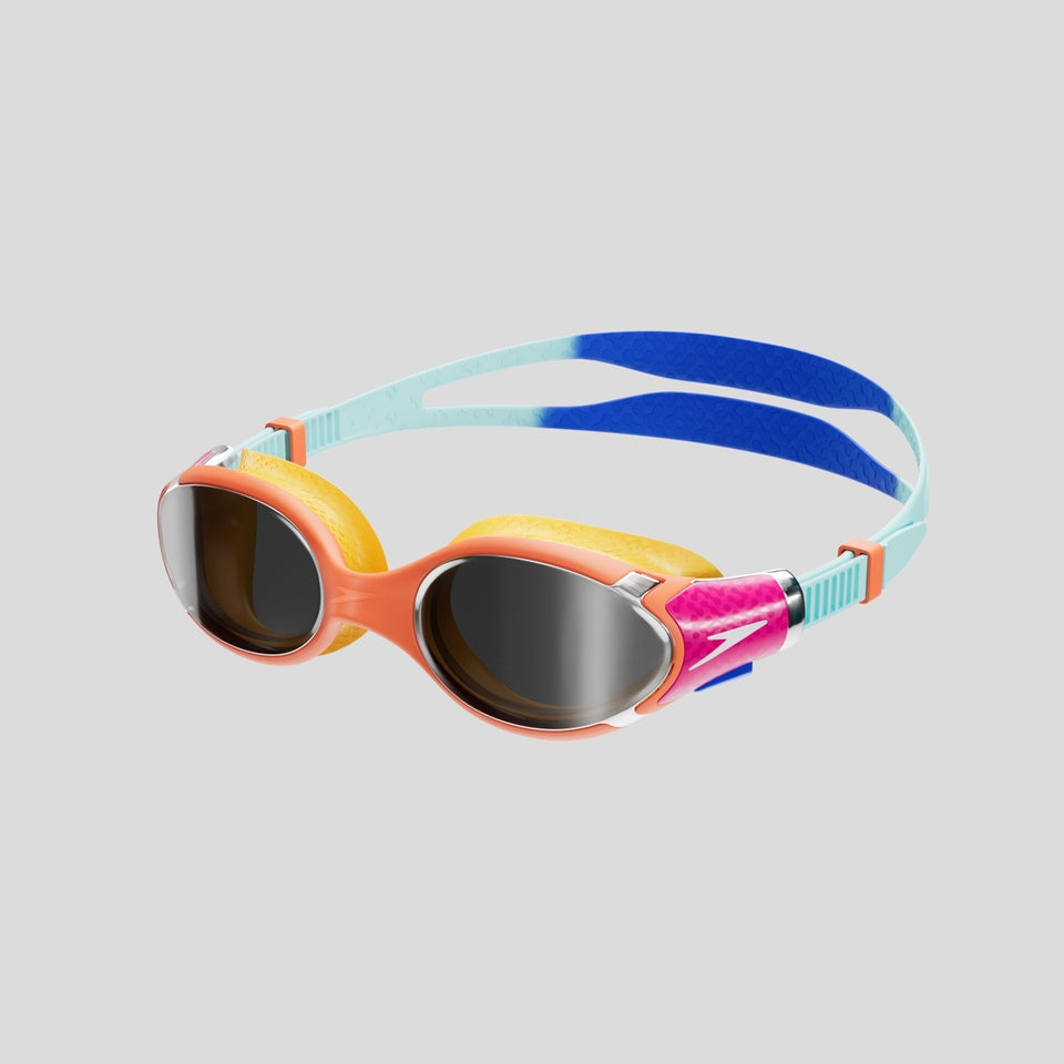 Biofuse 2.0 Mirror Junior Goggles Blue/Orange | Speedo