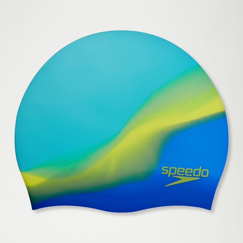 Junior Silicon Cap Blue/Yellow | Speedo
