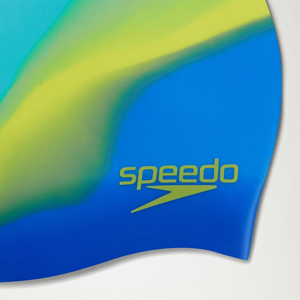Junior Silicon Cap Blue/Yellow | Speedo