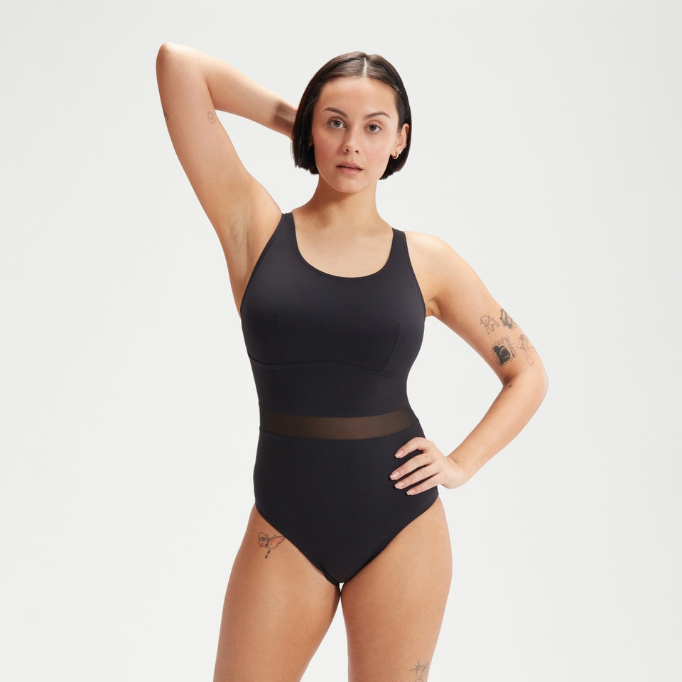 Shaping LuniaGlow Swimsuit Black | Speedo
