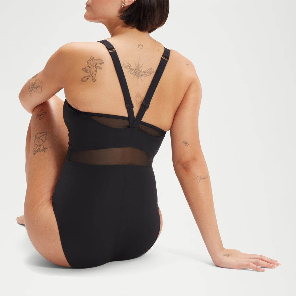 Shaping LuniaGlow Swimsuit Black | Speedo