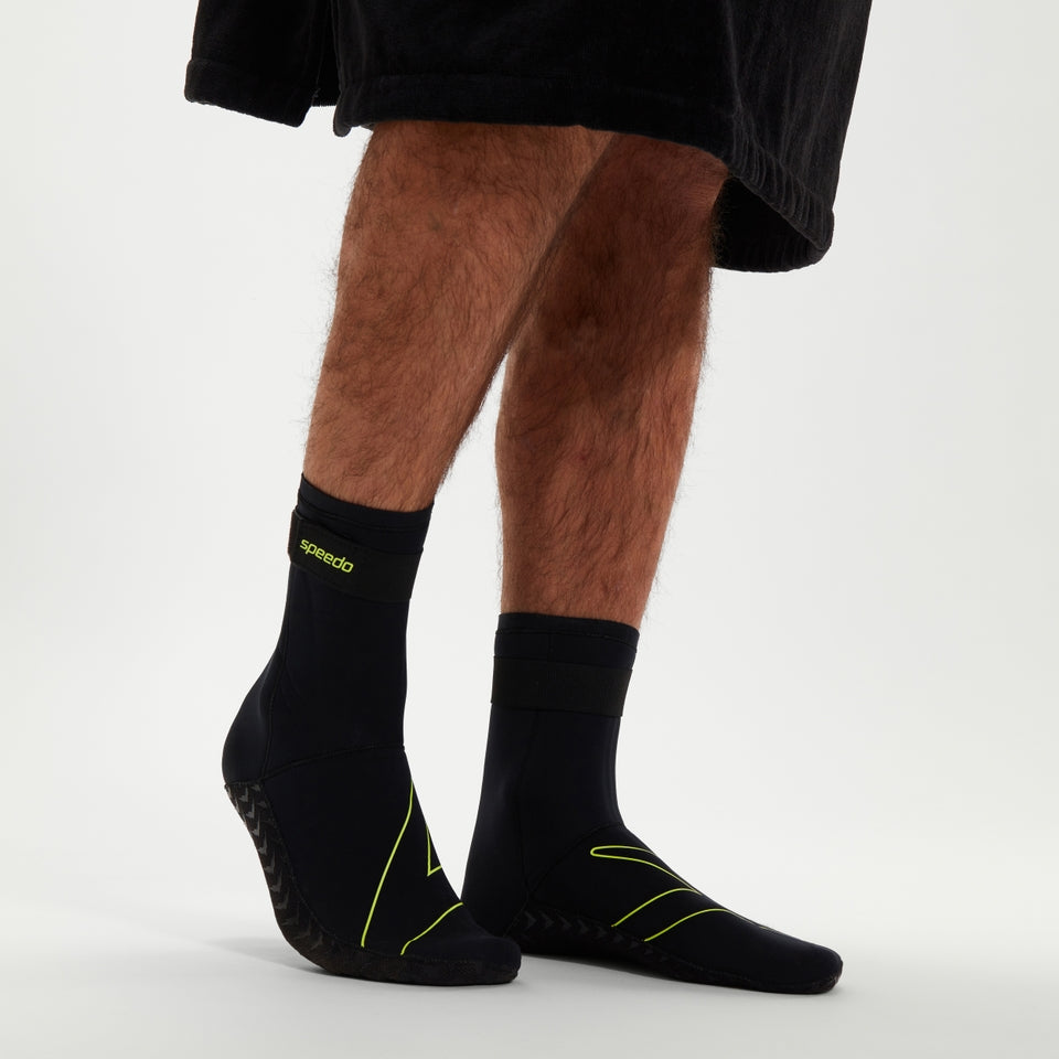 Adult Swim Socks Black/Yellow | Speedo