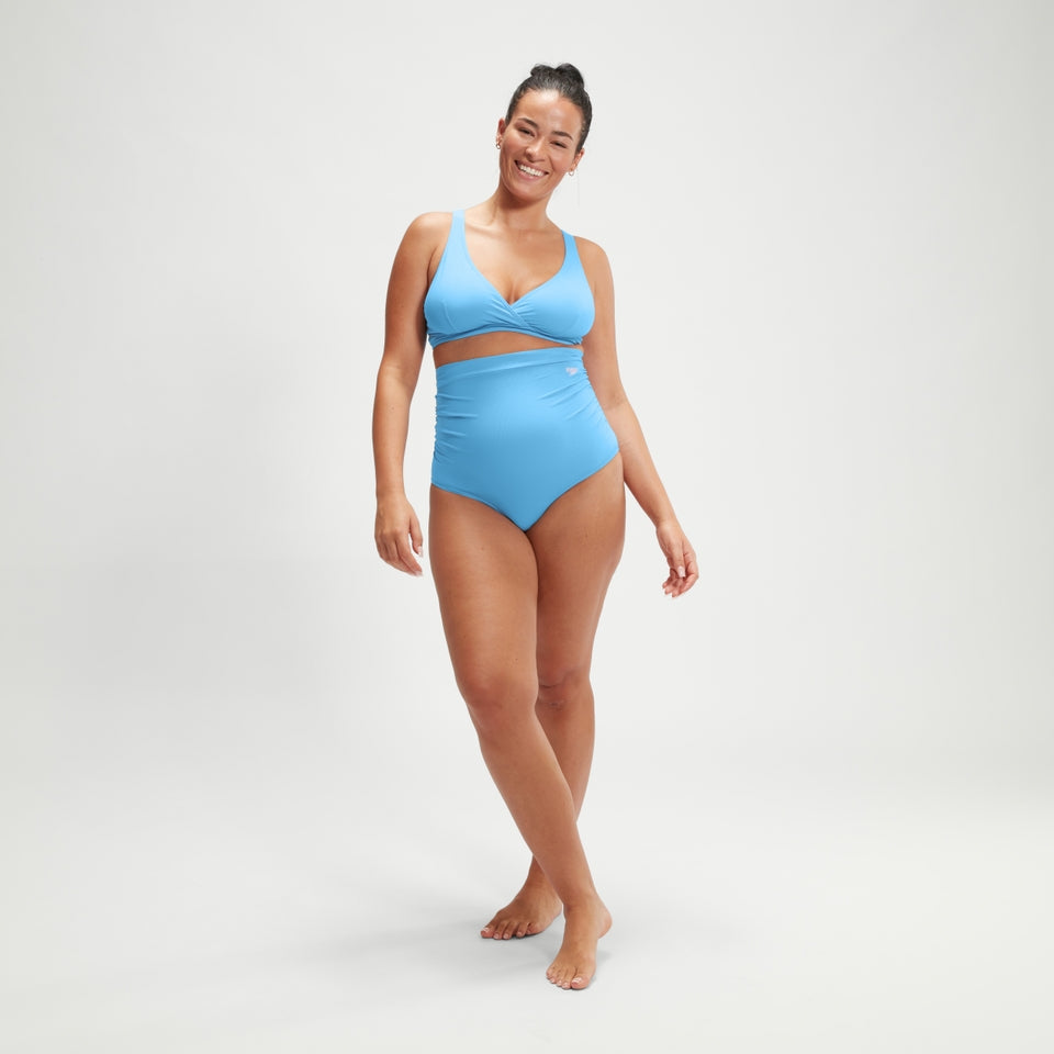 Maternity High Waisted Bikini Blue | Speedo