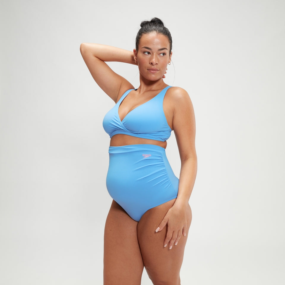 Maternity High Waisted Bikini Blue | Speedo