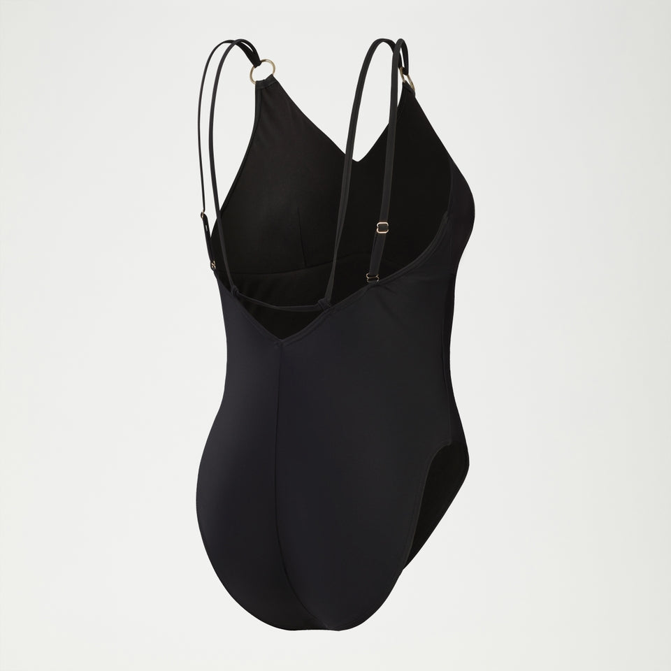 Shaping Strappy Swimsuit Black | Speedo