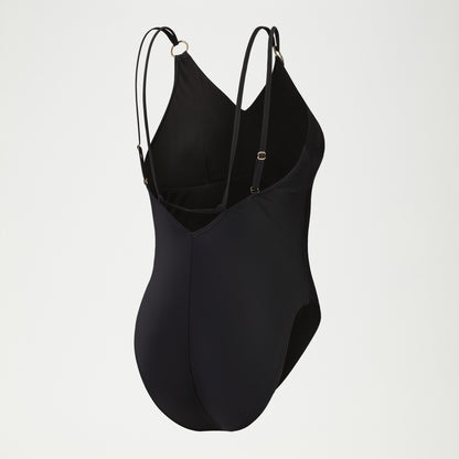 Shaping Strappy Swimsuit Black | Speedo