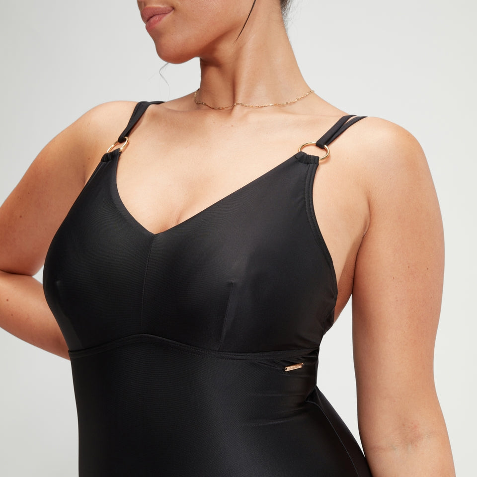 Shaping Strappy Swimsuit Black | Speedo