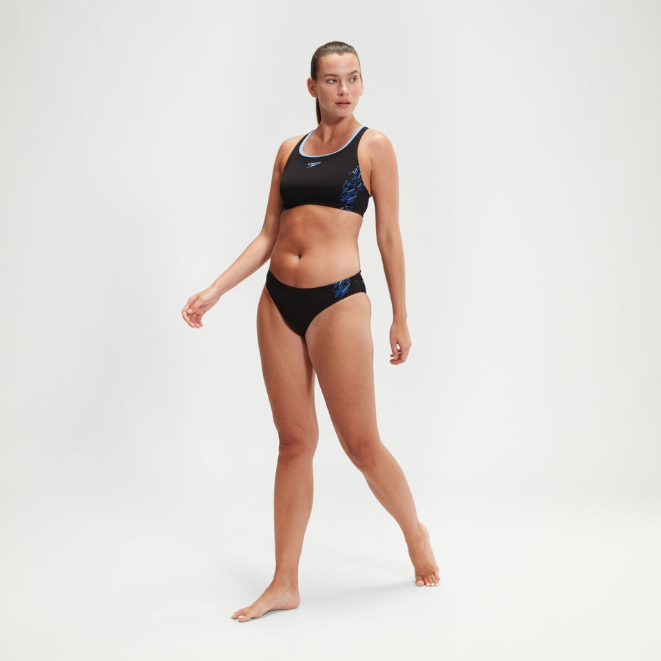 Placement Bikini Black/Blue | Speedo