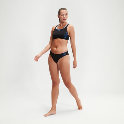 Placement Bikini Black/Blue | Speedo