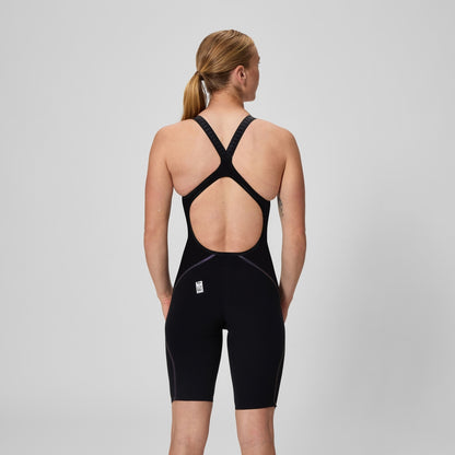 Fastskin LZR Pure Intent 2.0 Openback Kneeskin Black/Iridescent | Speedo