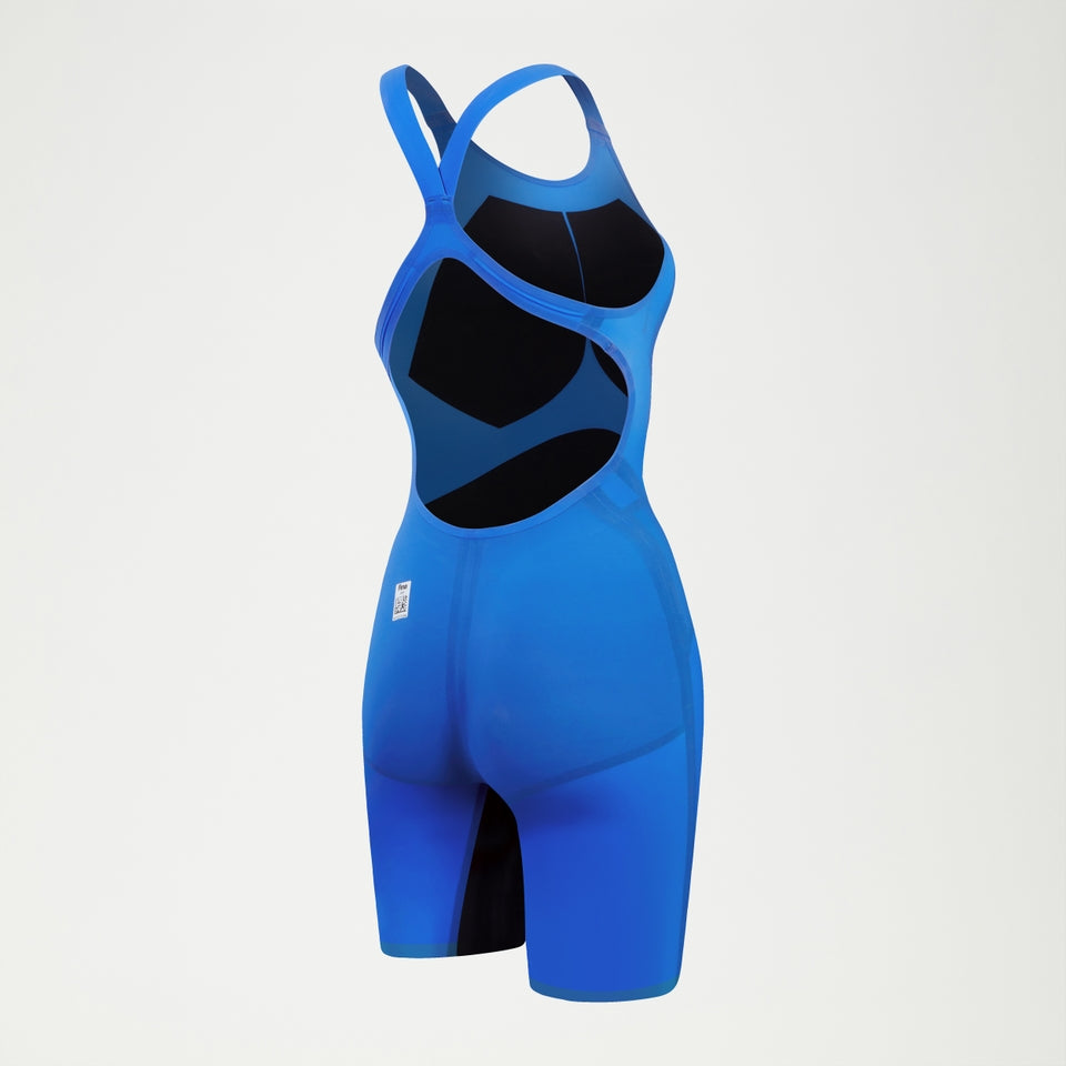 Fastskin LZR Pure Valor 2.0 Openback Kneeskin Blue/Black | Speedo