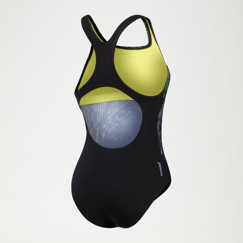 Digital Printed Medalist Swimsuit Black | Speedo