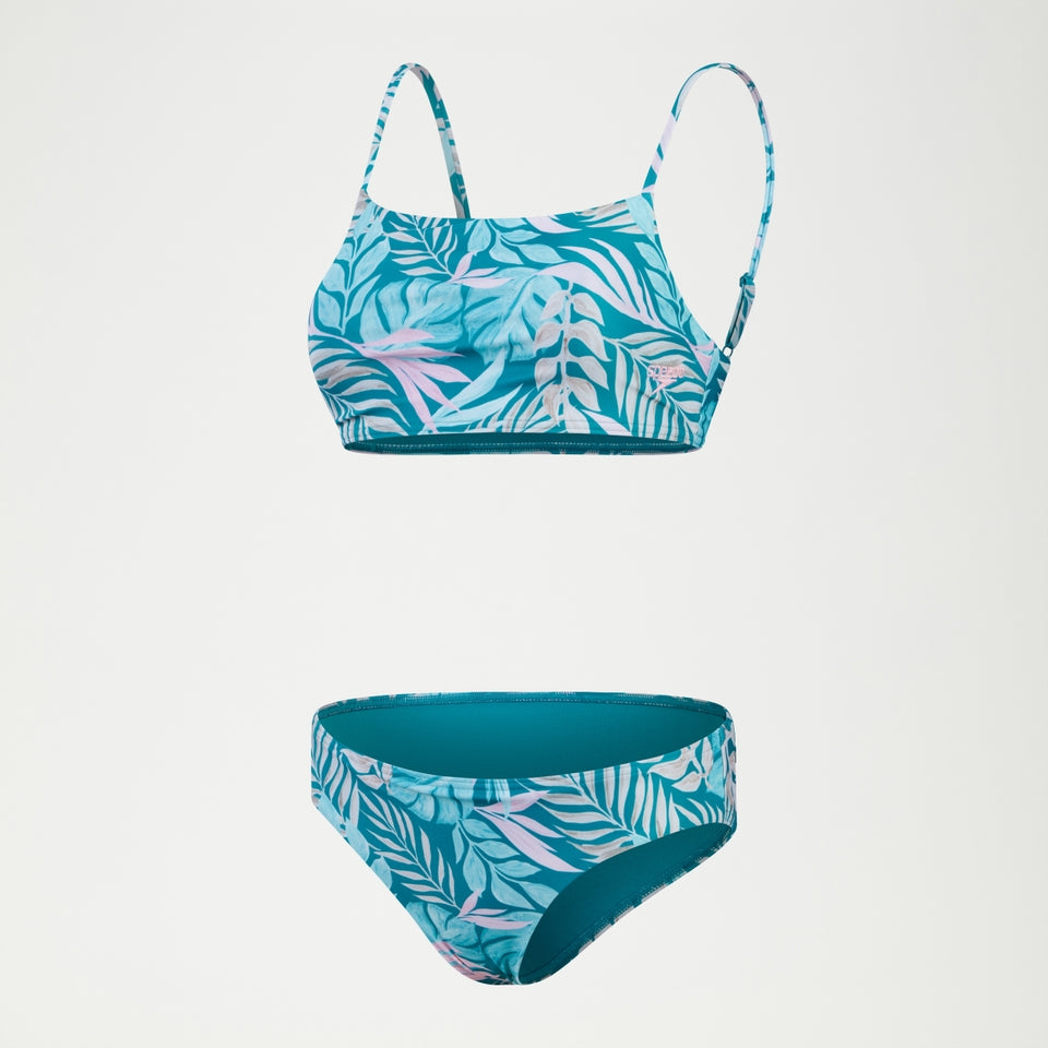 Printed Adjustable Thinstrap Bikini Blue/Pink | Speedo