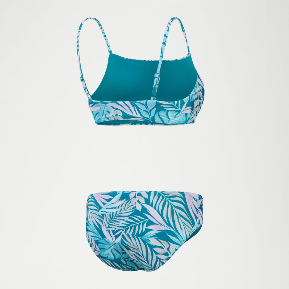 Printed Adjustable Thinstrap Bikini Blue/Pink | Speedo