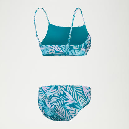 Printed Adjustable Thinstrap Bikini Blue/Pink | Speedo