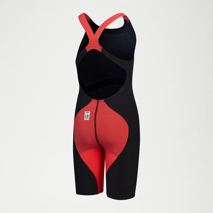 Girls Fastskin Junior LZR Ignite Kneeskin Black/Red | Speedo