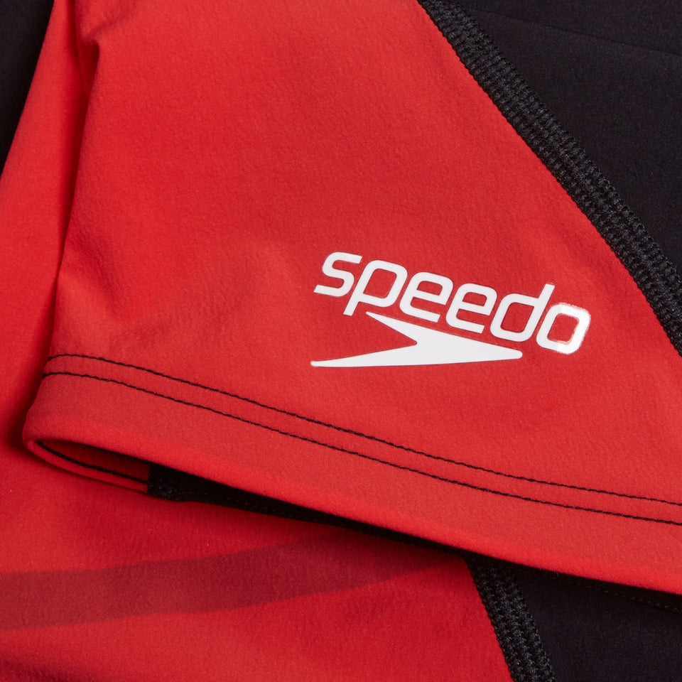 Girls Fastskin Junior LZR Ignite Kneeskin Black/Red | Speedo