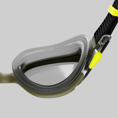 Adult Biofuse 2.0 Polarised Goggles Dark Green/Yellow | Speedo