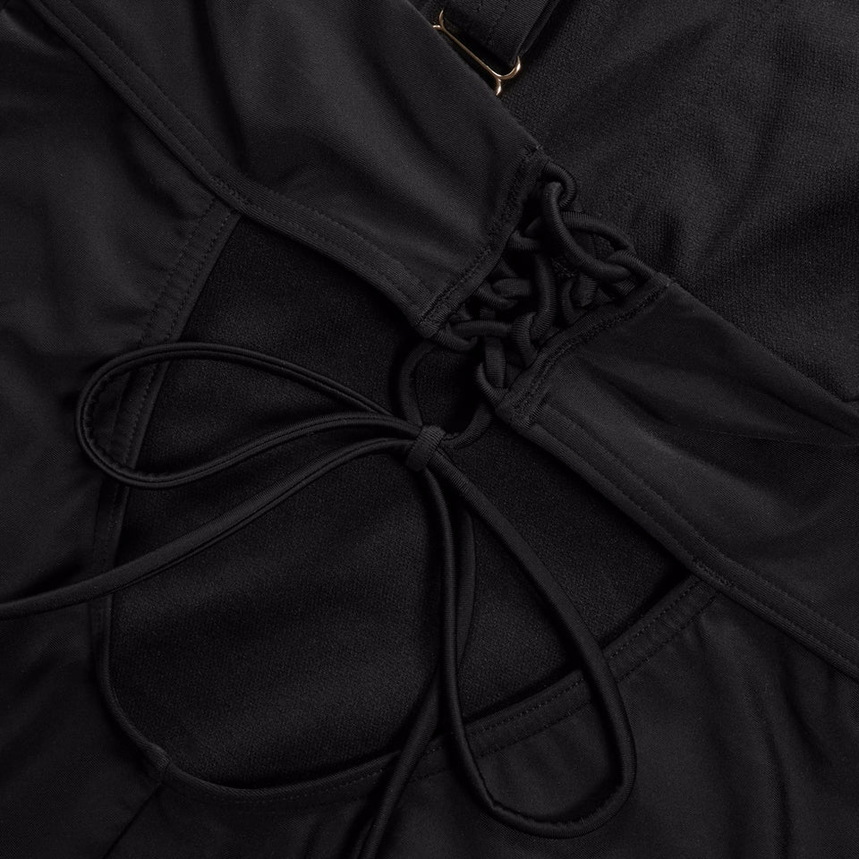 Shaping Asymmetric Swimsuit Black | Speedo