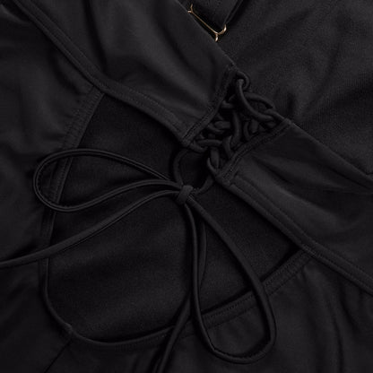 Shaping Asymmetric Swimsuit Black | Speedo