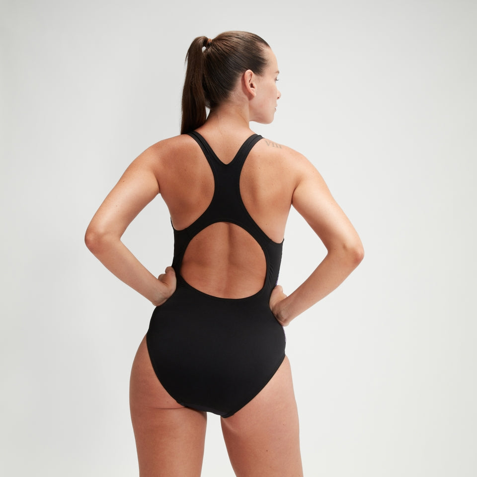 Digital Printed Medalist Swimsuit Black | Speedo