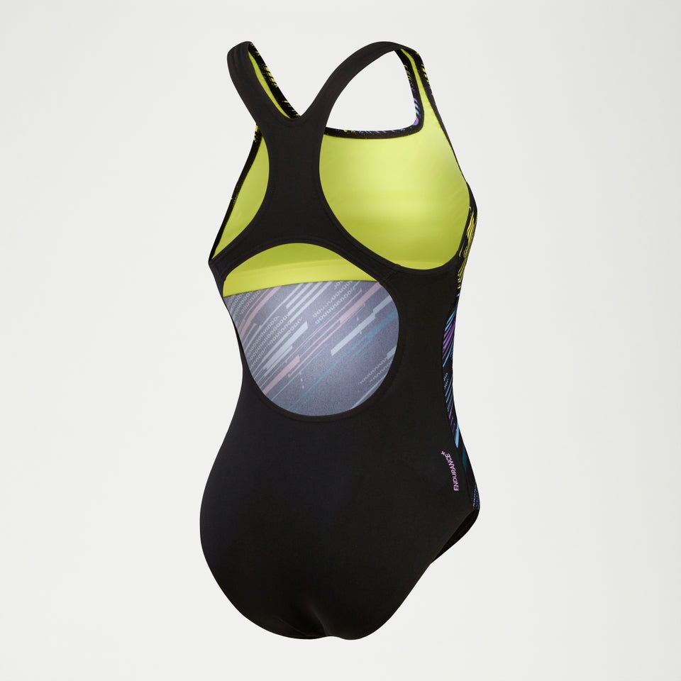 Digital Printed Medalist Swimsuit Black | Speedo