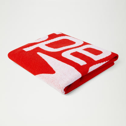 Speedo Logo Towel Red/White | Speedo