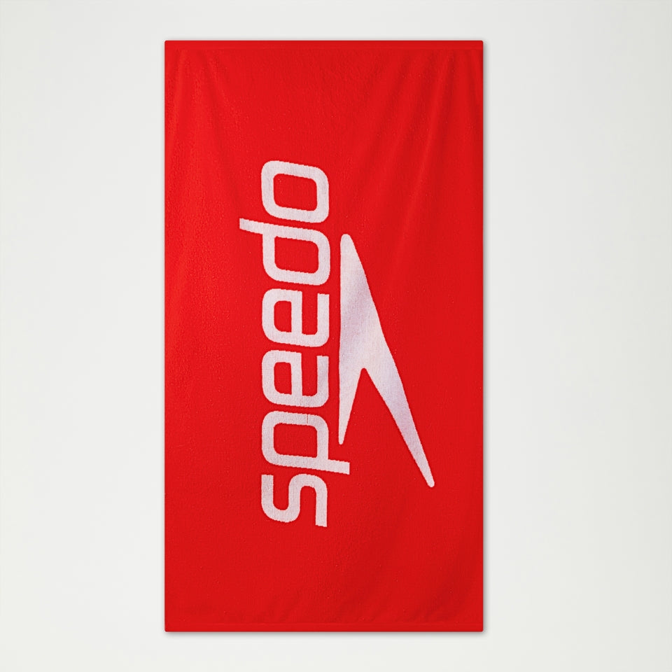 Speedo Logo Towel Red/White | Speedo