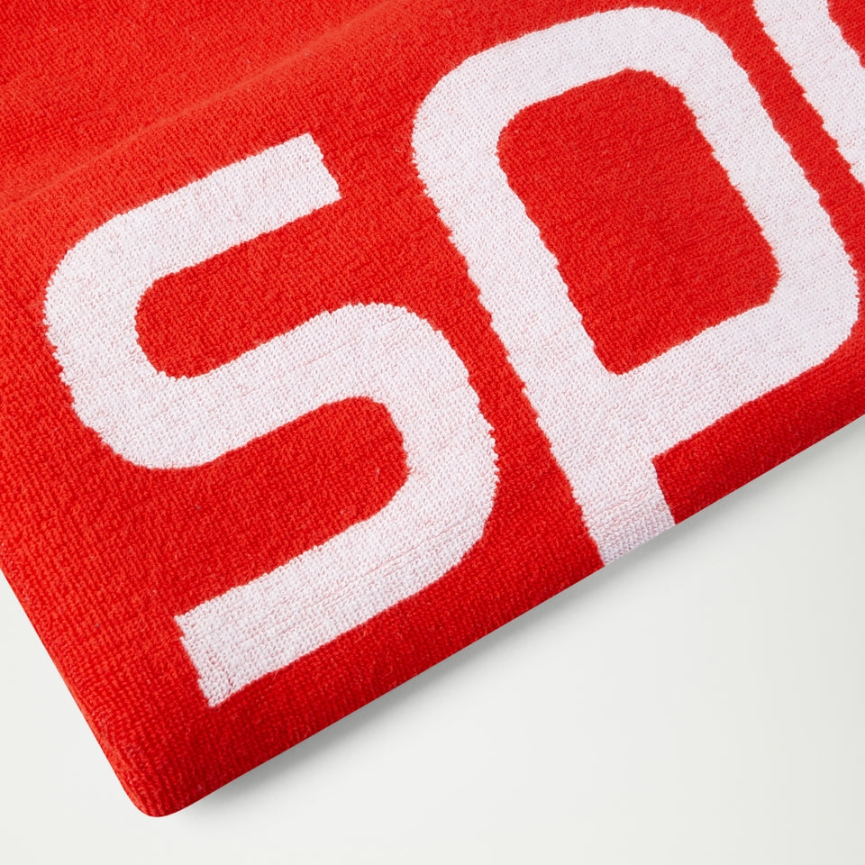 Speedo Logo Towel Red/White | Speedo
