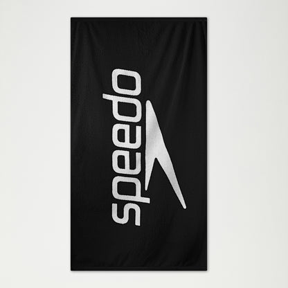 Speedo Logo Towel Black/White | Speedo