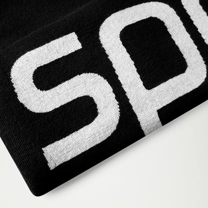 Speedo Logo Towel Black/White | Speedo