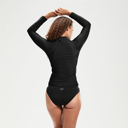 Long Sleeve Rash Top Black | Speedo