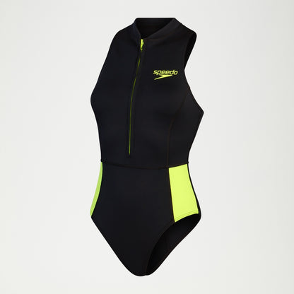 Sleeveless Thermal Swimsuit Black/Yellow | Speedo