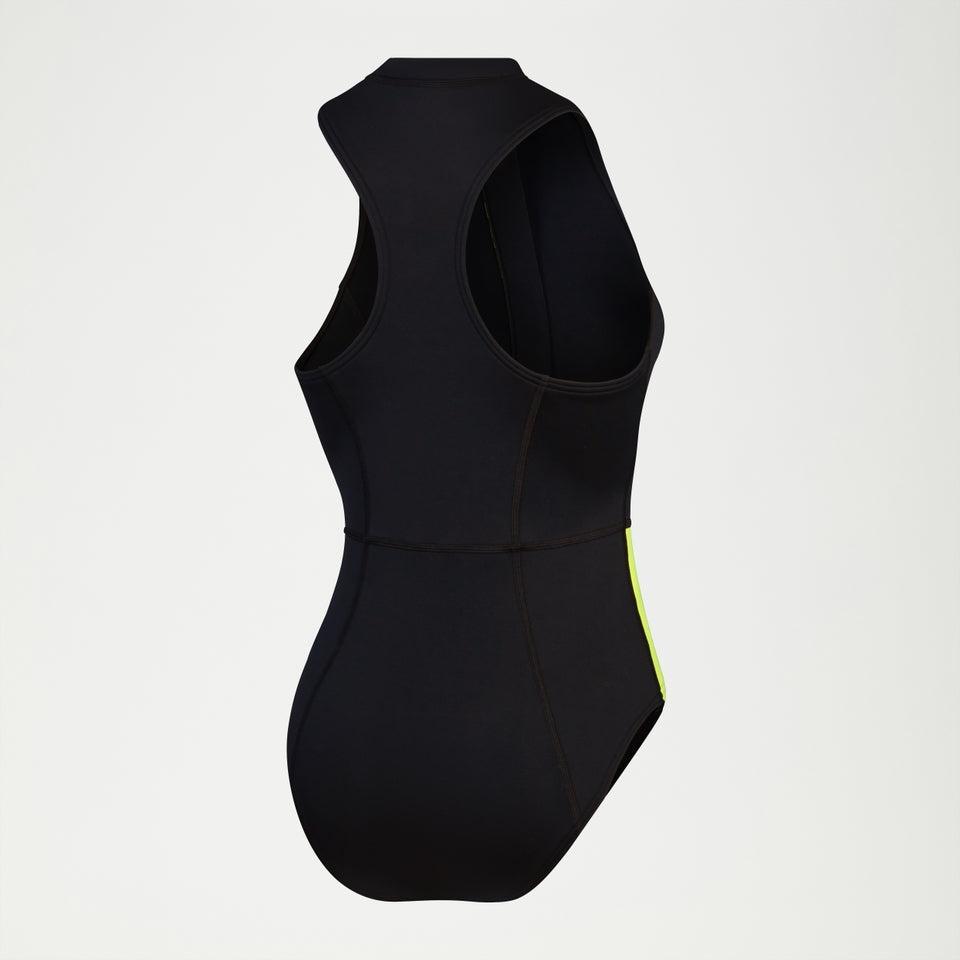 Sleeveless Thermal Swimsuit Black/Yellow | Speedo