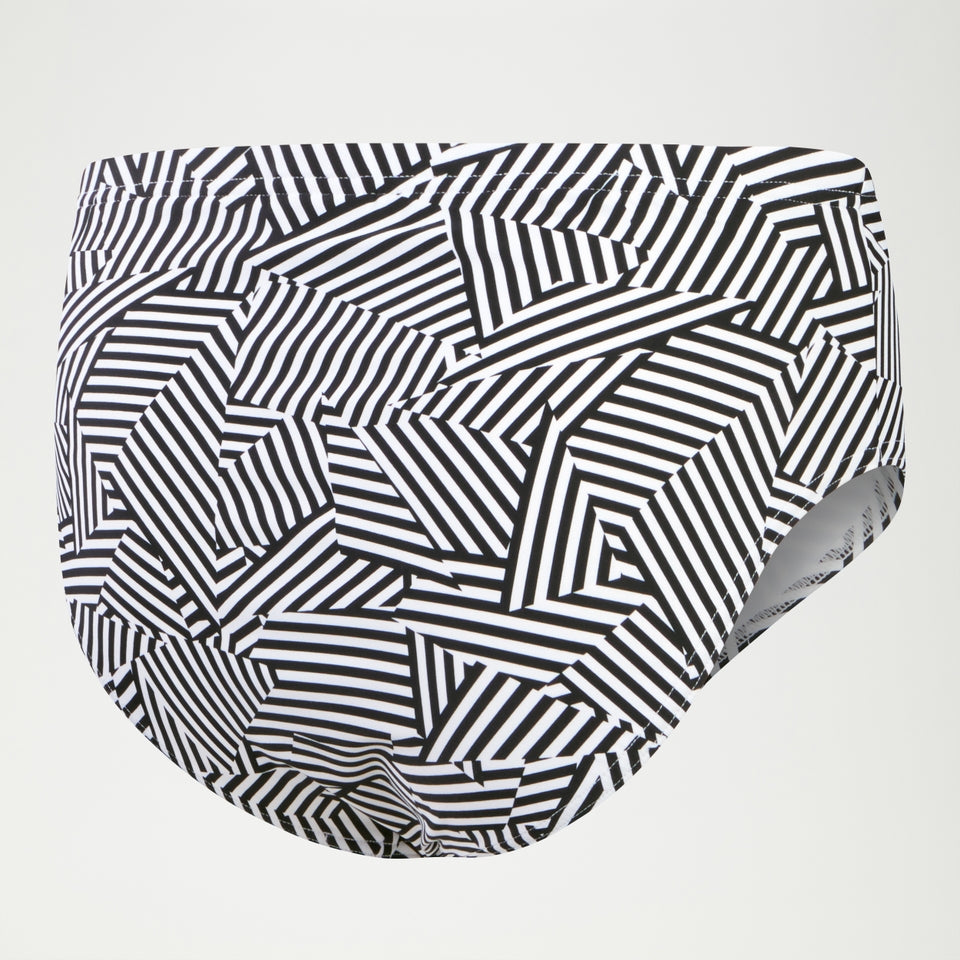 Shaping Printed High Waisted Brief Black/White | Speedo