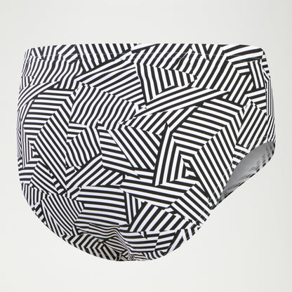 Shaping Printed High Waisted Brief Black/White | Speedo