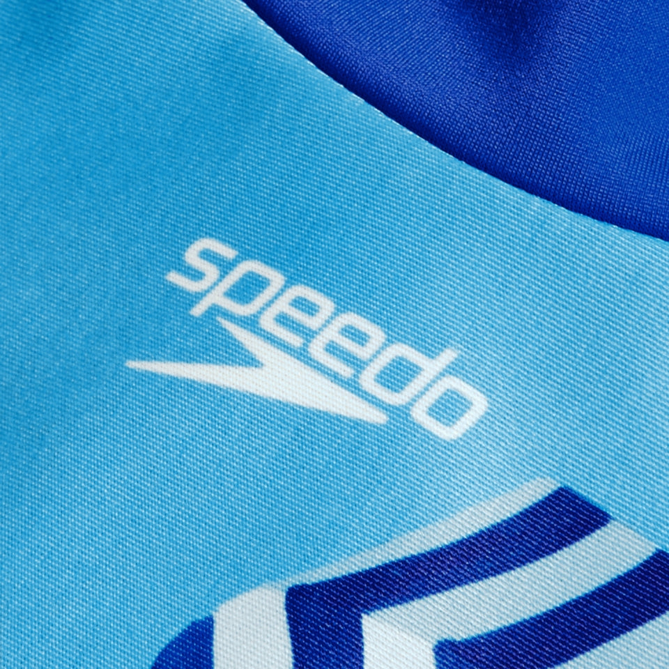 Girls Digital Long Sleeve Rash Top Pink/Blue | Speedo