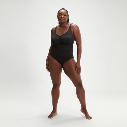 Plus Size Shaping AquaNite Swimsuit Black | Speedo
