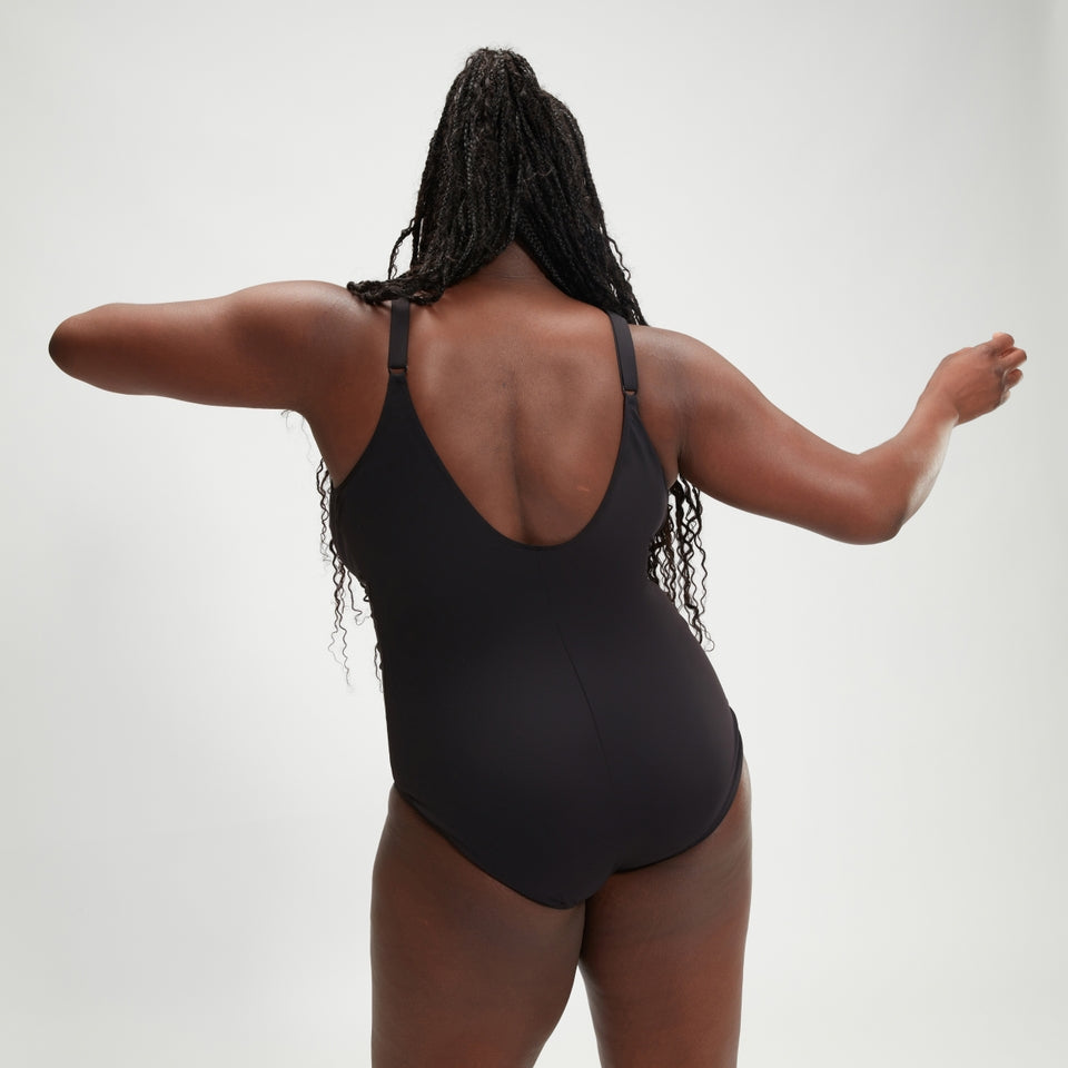 Plus Size Shaping AquaNite Swimsuit Black | Speedo