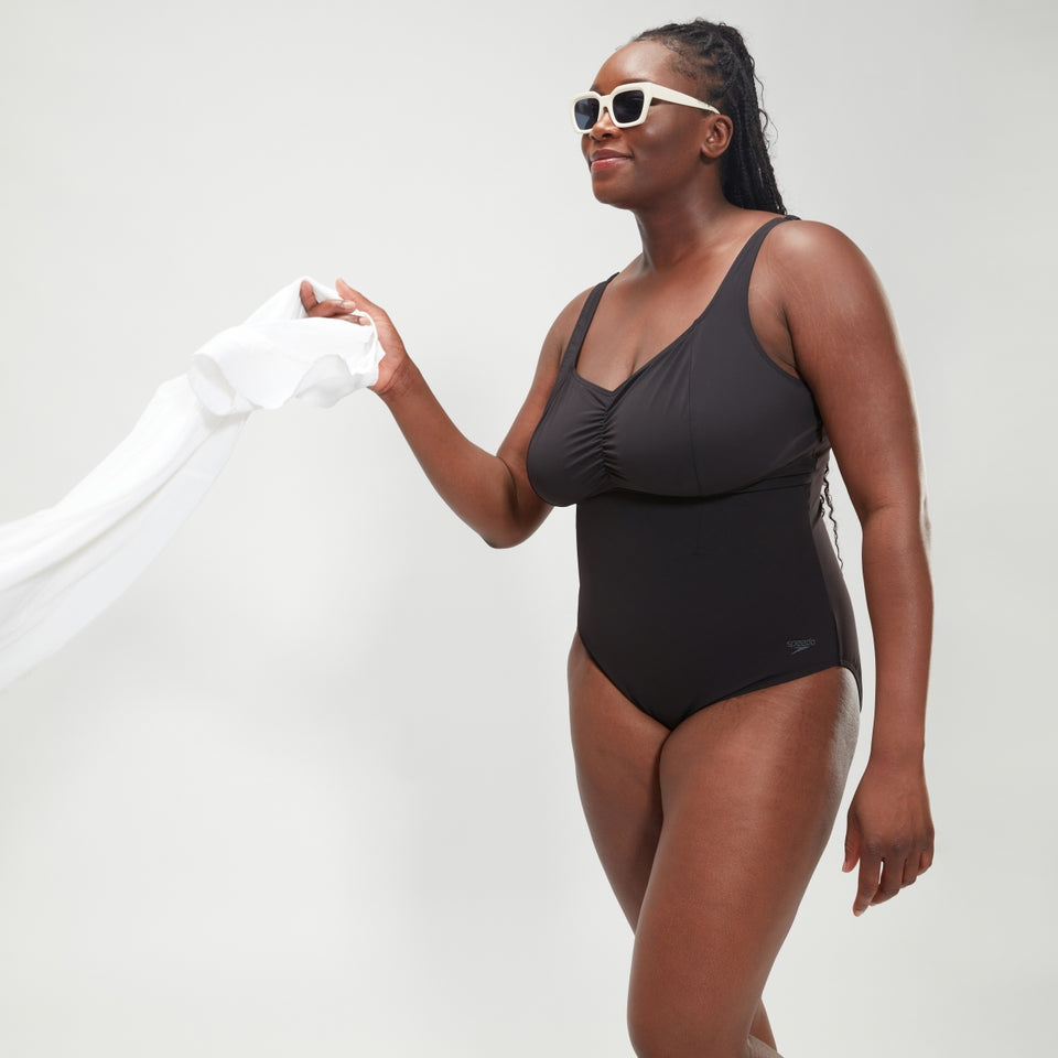 Plus Size Shaping AquaNite Swimsuit Black | Speedo