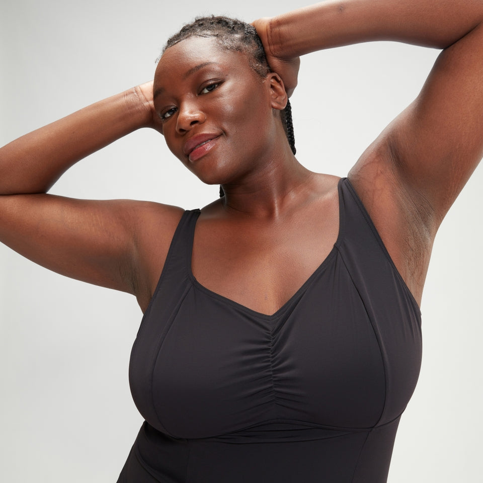 Plus Size Shaping AquaNite Swimsuit Black | Speedo